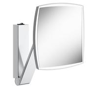 Espejo de maquillaje KEUCO iLook_move, iluminado, angular, con interruptor basculante, 1 color de luz, 17613039004, Color: bronce cepillado