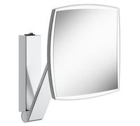 Keuco iLook Move espejo cosmético 20x20 cm cuadrado con iluminación cromo 17613019004