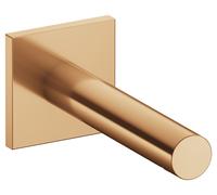 KEUCO IXMO caño de bañera, roseta cuadrada, proyección 130mm, 59545030002, Color: bronce cepillado