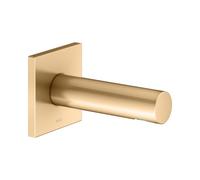 KEUCO IXMO caño de bañera, roseta cuadrada, proyección 130mm, 59545250002, Color: latón cepillado