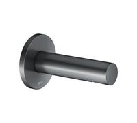 KEUCO IXMO caño de bañera, roseta redonda, proyección 130mm, 59545130001, Color: Negro cromo cepillado