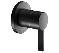 KEUCO IXMO Pure mezclador monomando empotrado, roseta redonda, 59551379501, Color: Negro Mate