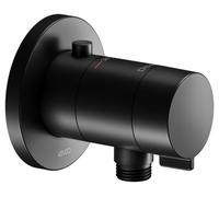 Keuco IXMO Solo grifo para ducha empotrado con termostato negro 59554370001