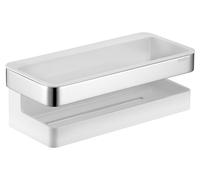 Keuco Moll cesta de baño cromo-blanco 12758010000