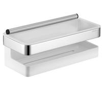 Keuco Moll cesta de baño cromo-blanco 12759010000