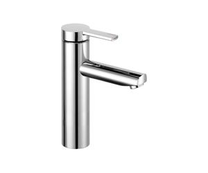 KEUCO PLAN azul, mezclador monomando de lavabo 130, sin juego de desagüe, 125mm de proyección, 53902010102, Color: Cromado