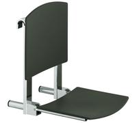 Keuco Plan Care asiento para ducha cromo-negro 34981010038
