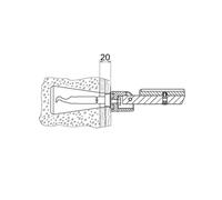 KEUCO PLAN Care Set de fijación 11, 2xtornillos hexagonales para madera, 34997000100