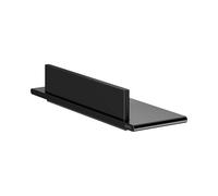 Keuco ROSE repisa de ducha 32,8 cm, con escurridor de ducha, sin taladrar, aluminio negro mate, Made in Germany, incl. juego de pegado y juego de tornillos