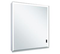 KEUCO Royal Lumos armario con espejo 2 puertas, puerta corta, con espejo calefactor, 800mm, 14322171304, Versión: sin control Dalí