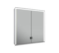 KEUCO Royal Lumos armario con espejo 2 puertas, puerta larga, 700mm, 14307172301, Versión: sin control Dalí