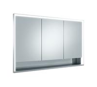 KEUCO Royal Lumos armario de pared con espejo 3 puertas, puerta corta, estante abierto, 1200mm, 14315171301, Versión: sin control Dalí
