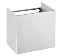 KEUCO ROYAL REFLEX mueble bajo para lavabo, 1 puerta, abatible a la izquierda, 496x450x347mm, 34090110001, Cuerpo/Frontal: Laca antracita seda mate/vidrio antracita