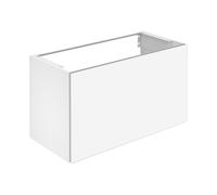 KEUCO X-LINE mueble bajo para lavabo, 1 extracción frontal, 1000x605x490mm, 33172290000, Cuerpo/Frontal: Inox lacado satinado mate / Inox cristal satinado