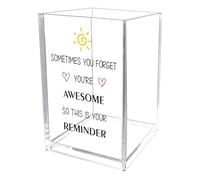 kEUkunHA Portalápices inspirador, regalos inspiradores para mujeres, regalos motivacionales, regalos positivos, regalos para animar a alguien, regalos de afirmación positiva