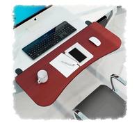 KEuLen Bandeja para Teclado, Extensor de Escritorio, Extensor de Escritorio con Abrazadera, reposabrazos for Teclado de computadora de Montaje en Mesa, for Escritorio de pie(Teak,25"(65cm))