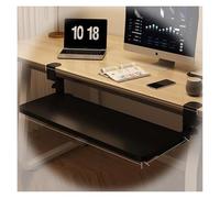 KEuLen Bandeja para Teclado, Plataforma para Teclado, Bandeja extraíble for Teclado, cajón Deslizante for Teclado de computadora, Extensor ergonómico for Escritorio(Black,65 * 24cm(25 * 9in))