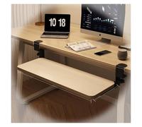 KEuLen Bandeja para Teclado, Plataforma para Teclado, Bandeja extraíble for Teclado, cajón Deslizante for Teclado de computadora, Extensor ergonómico for Escritorio(Oak,65 * 24cm(25 * 9in))