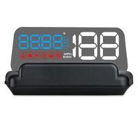 KEuLen Head Up Display,Pantalla de Visualización Frontal, Alarma de Voltaje, RPM y Exceso de Velocidad en la computadora de a Bordo, proyector de Velocidad en la Pantalla Frontal del automóvil(Blue)