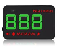 KEuLen Head Up Display,Pantalla de Visualización Frontal, Velocímetro Digital for Coche, medidores Inteligentes, proyector, Ordenador de a Bordo, KM/h, mph, Accesorios for Coche(Green)