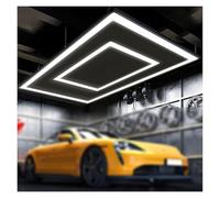 KEuLen Luz de techo LED for garaje con conector de hebilla extendida for taller de reparación de automóviles - Blanco puro 6500K, AC110/220V