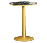 KEuLen Mesa de Bar, Mesa Alta, Mesa Redonda de mármol for Comedor, Entrada, Cocina, café, Patio(Type a,110cm)