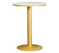 KEuLen Mesa de Bar, Mesa Alta, Mesa Redonda de mármol for Comedor, Entrada, Cocina, café, Patio(Type B,120cm)