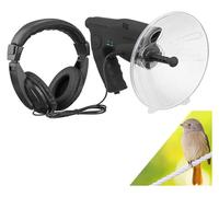KEuLen Micrófono Direccional Parabólico, Telescopio monocular for Escuchar Aves de 8 x 20 mm, for Escucha de Largo Alcance.
