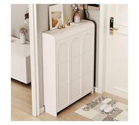 KEuLen Mueble Zapatero, Zapatero Estrecho, Almacenamiento Estrecho for Entrada con Estante y Compartimento Superior, estantes Independientes(50 * 17 * 112cm)