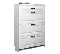 KEuLen Mueble Zapatero, Zapatero Estrecho, Organizador de Zapatos Estrecho Blanco for Pasillo, Sala de Estar y apartamento.(70 * 17 * 120cm)