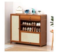 KEuLen Mueble Zapatero, Zapatero Estrecho, Zapatero Independiente de bambú Que Ahorra Espacio en la Entrada, el Pasillo, el Dormitorio y la Sala de Estar.(A,100 * 32 * 84cm)