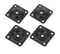 KeuLen Placas de Montaje for Patas de Muebles, 4 Piezas, Conectores for Patas de Mesa, Placas de fijación for sofás y Muebles, herrajes de Hierro