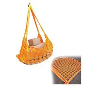 KEuLen Red de Elevación Colgante, Red de elevación de Eslinga Plana, Cinta de elevación de Carga for Plataforma de camión(4 X 4M/Mesh 15cm/Load 2.5t)