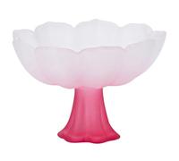 KeuLen Tazas de café, 70 ml, té Vidrio con Flores, Leche, Jugo Fruta, Contenedor, Copa Color, Taza, diseño Boca Ancha(Pink)