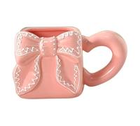 KeuLen Tazas de café, taza marca hecha a mano, té la tarde, leche, boda(Pink)