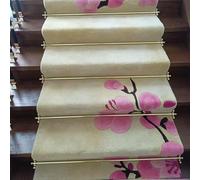 KEuLen Varillas de Escalera de latón Dorado Pulido for Corredores de alfombras, Varillas tubulares Decorativas for alfombras de escaleras, Longitud Ajustable de 51-127 cm(Brass-5pcs,127cm(50in))