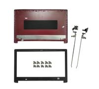 KEUQIXMR Nuevo Compatible for Aspire 3 A315-41 A315-41G A315-33 A315-53 A315-53G N17C4 Laptop LCD contraportada Bisel Frontal bisagra Tapa Trasera Carcasa Superior(Red A B Hinge)