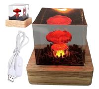 Keuyeo Lámpara De Explosión Nuclear De Nube De Hongo 3D, Lámpara De Atmósfera De Bomba Atómica, Luz Nocturna De Nube De Hongo, Decoración Artística para Hogar, Dormitorio, Oficina