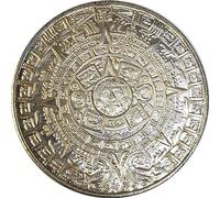 Keuyeo Moneda Conmemorativa De Pirámide Maya, Reloj De, Moneda De Oro, Colección De Monedas De Plata, Accesorios De Decoración del Hogar