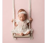 Keuyeo Silla Columpio para Bebé, Muebles para Bebés, Accesorios Temáticos para Fotos, Accesorios De Fotografía para Recién Nacidos, Accesorios para Sesión De Fotos