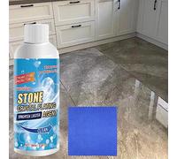 KEVGNRO Stone Stain Remover Cleaner, Kitchen Marble Oil Stain Cleaner, 100ml Marble Cleaner and Polish, Stone Crystal Plating Agent for Marble, Tile, Granite (1pcs)