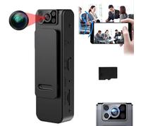 KEVGNRO Suntrendz Cámara, 2024 Nueva HD 1080p Cámara de Reducción de Ruido, Cámaras Ocultas, 180 ° len Giratorio, Grabador de Visión Nocturna, con Grabación de Audio y Vídeo (versión Base,64G)