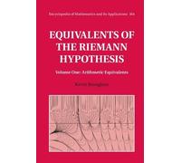 Kevin Broughan Equivalents of the Riemann Hypothesis: Volume 1, Arit (Tapa dura)