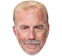 Kevin Costner (Moustache) Mascaras de personajes famosos, caras de carton