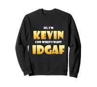 Kevin Costume Idgaf Meme Personalized First Name Kevin Joke Sudadera