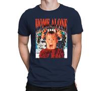 Kevin Home Alone Home Alone Home - Camiseta de Navidad para hombre, azul marino, XL