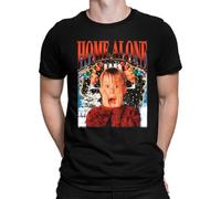 Kevin Home Alone Home Alone Home - Camiseta de Navidad para hombre, Negro , S