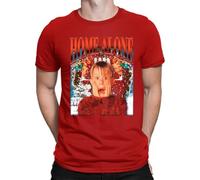 Kevin Home Alone Home Alone Home - Camiseta de Navidad para hombre, rojo, L