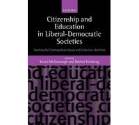 Kevin McDonough Citizenship and Education in Liberal-Democratic Soci (Tapa dura)