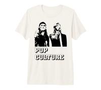 Kevin Smith Jay & Silent Bob Cultura Pop Remix Ficción Camiseta Premium